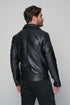 Leather Biker Jacket - Black